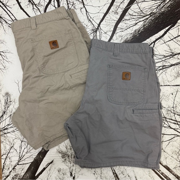 Carhartt Other - Two Carhartt Men's Khaki Shorts Size 42 Original Fit